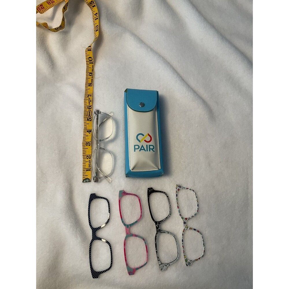 Pair The Finley Clear Eyeglasses Frames With 4 Toppers